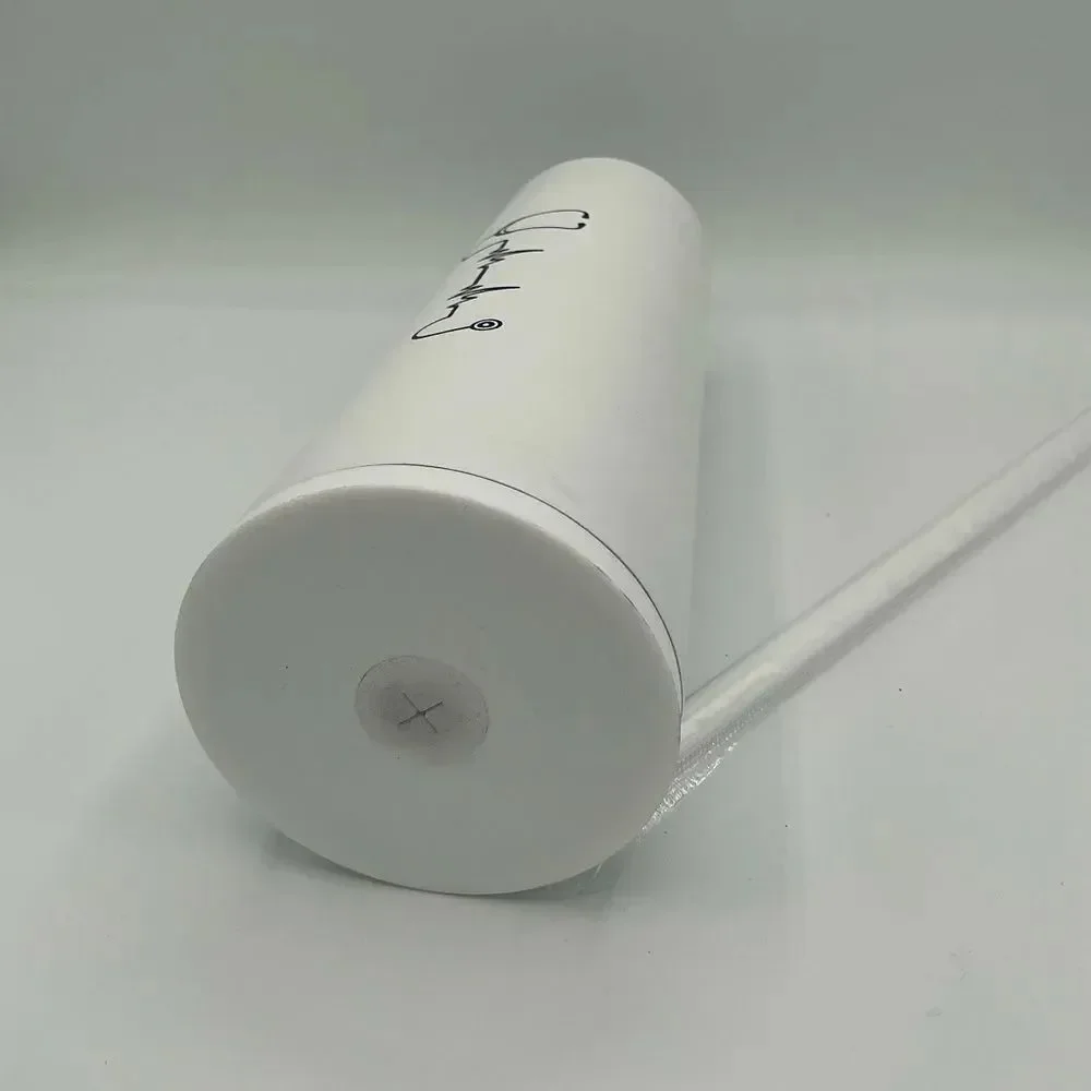 White Tumbler with Stethoscope Design New
